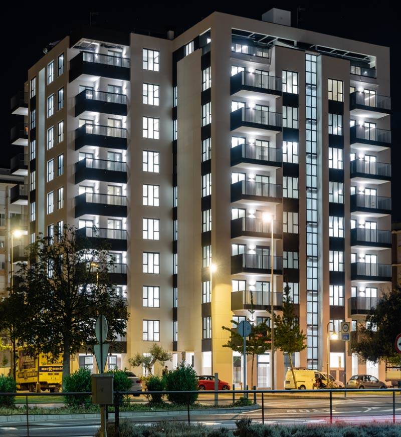 Instalaciones para proyecto residencial Blasco Ibáñez, Castellón